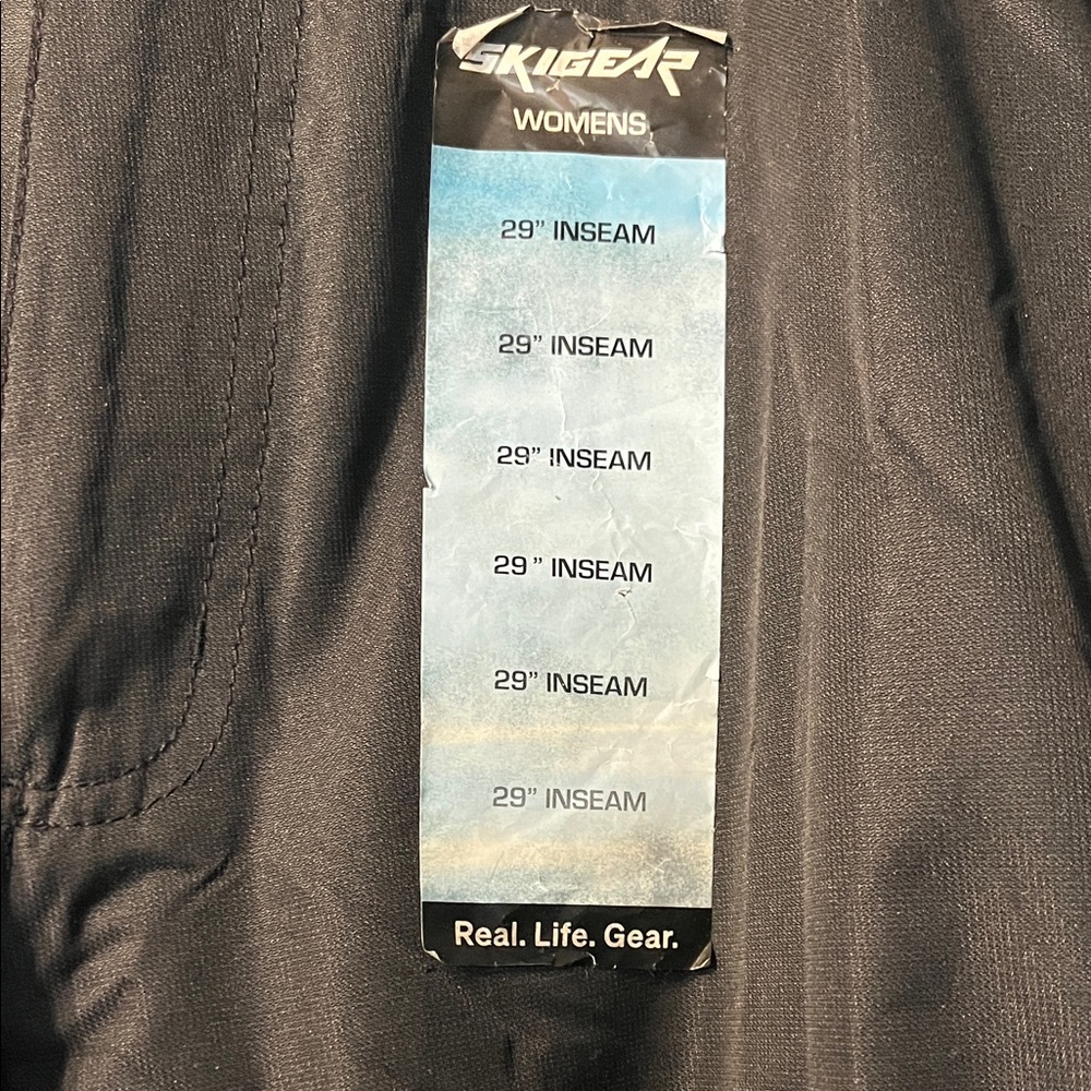 💁‍♀️💁‍♂️UNISEX EvoShield Men's Black Cargo Snow Pants - Picture 2 of 8